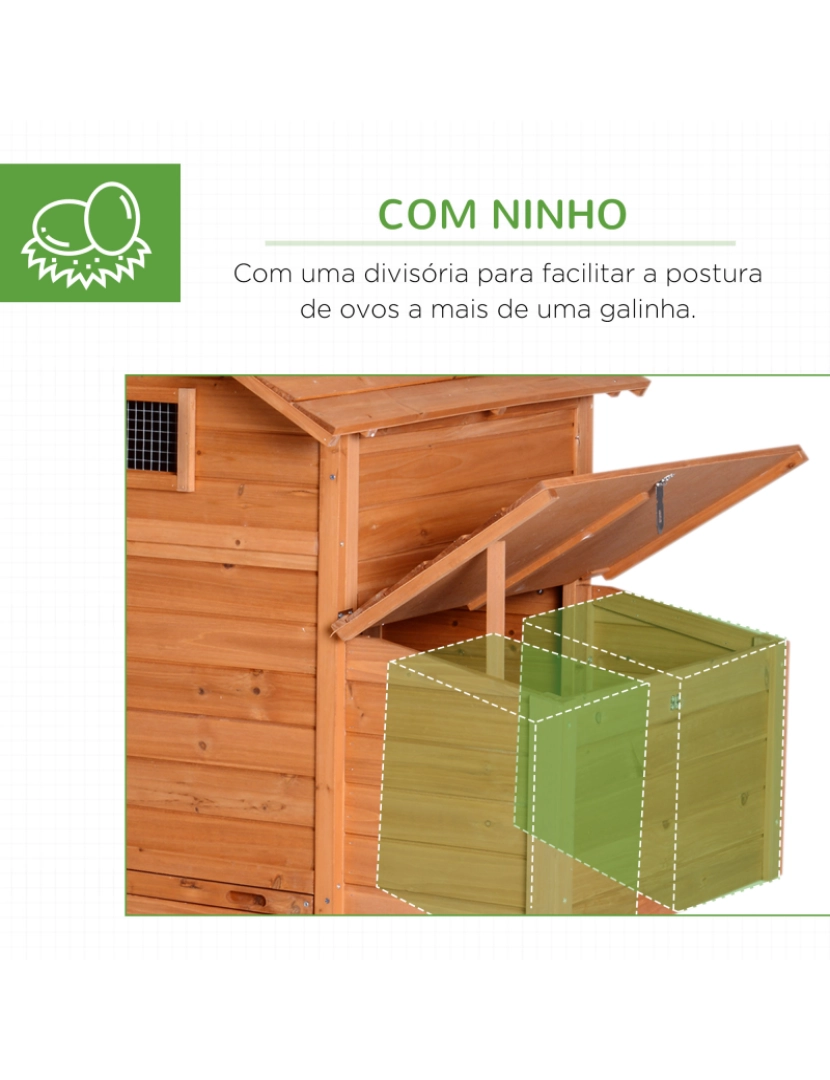 imagem de Galinheiro cor madera D3-00047