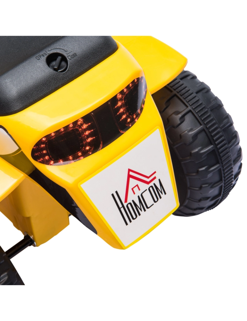 imagem de Motocicleta Elétrica para Crianças 72x57x56cm cor amarelo 370-188V90YL9