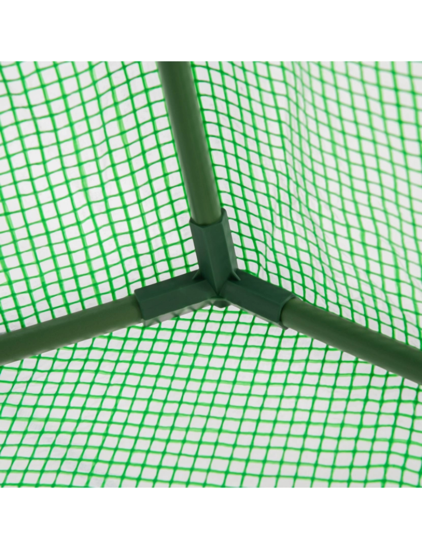 imagem de Estufa de Jardim 100x51x170cm cor verde 845-5868