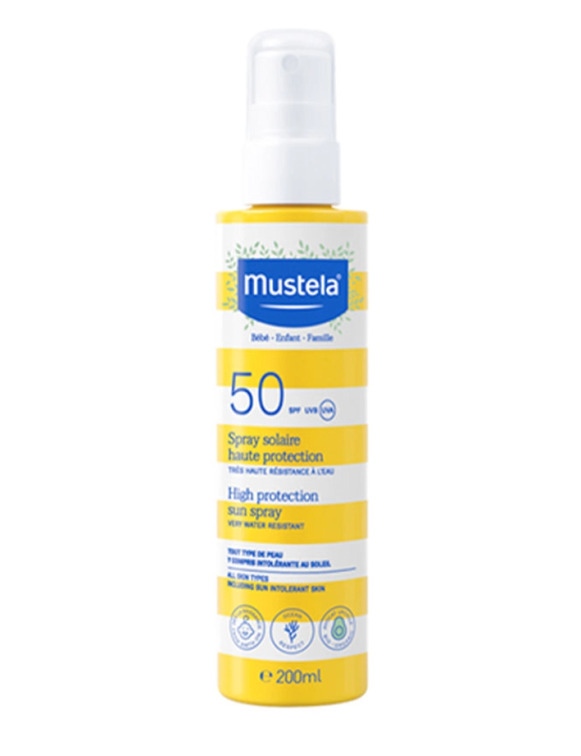 Mustela - Bebé-niño Sol Spray Solar Alta Protección Spf50 Mustela 200 ml