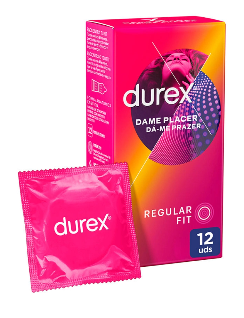 Durex - Give Me Pleasure Preservativos 12 Unidades ds