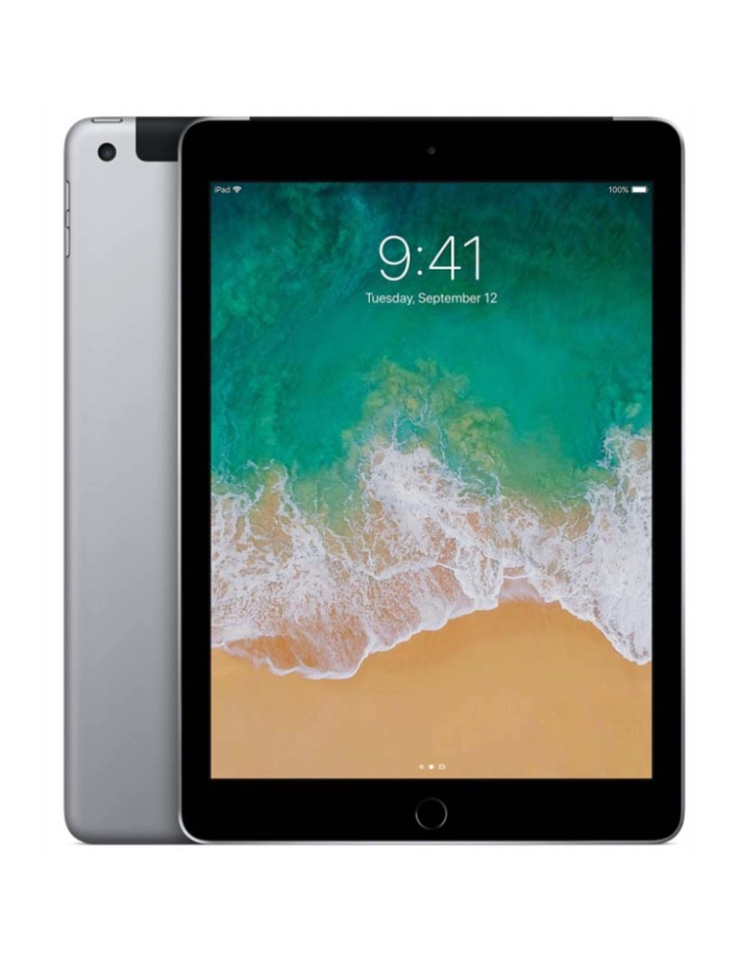 Apple - Apple iPad 9.7 (2017) 128GB WiFi Cinza Grau B