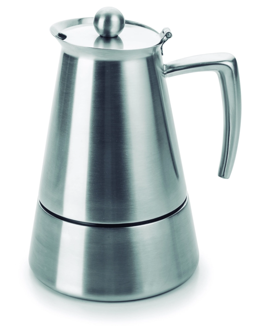 Lacor - CAFETEIRA INOX 18/10 CAFÉ EXPRESSO MATE HYPER 10 CHÁVENAS