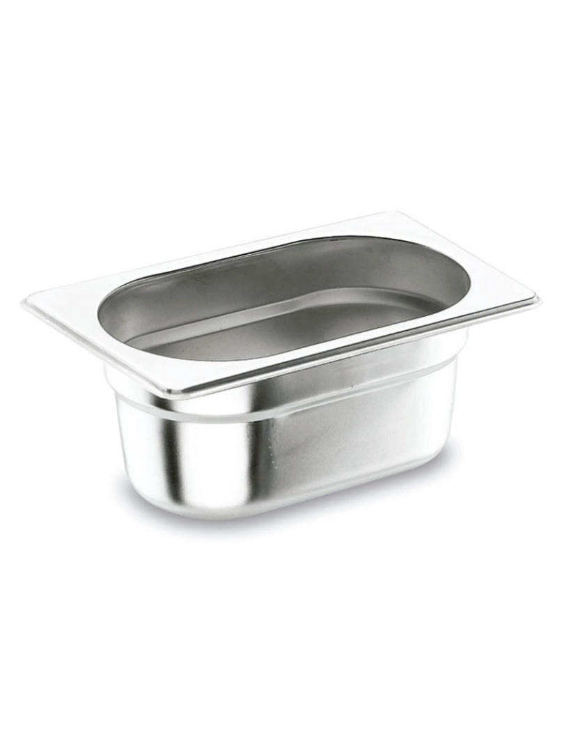 Lacor - CAIXA CONTAINER INOX 18/10 - 1/4 - 0,60 LTR GN - GASTRONORM
