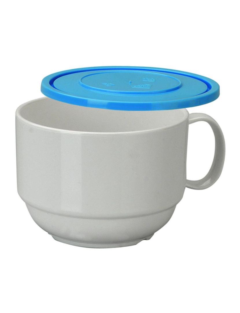 Lacor - CHÁVENA PEQUENO ALMOÇO POLICARBONATO COM TAMPA 9X7 - 300 ML