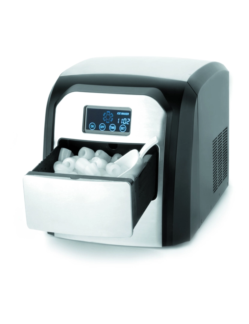 Lacor - Máquina Para Fazer Cubos Gelo Automática Digital 150 Wt / Cap. 10-15 Kg Em 24 H /