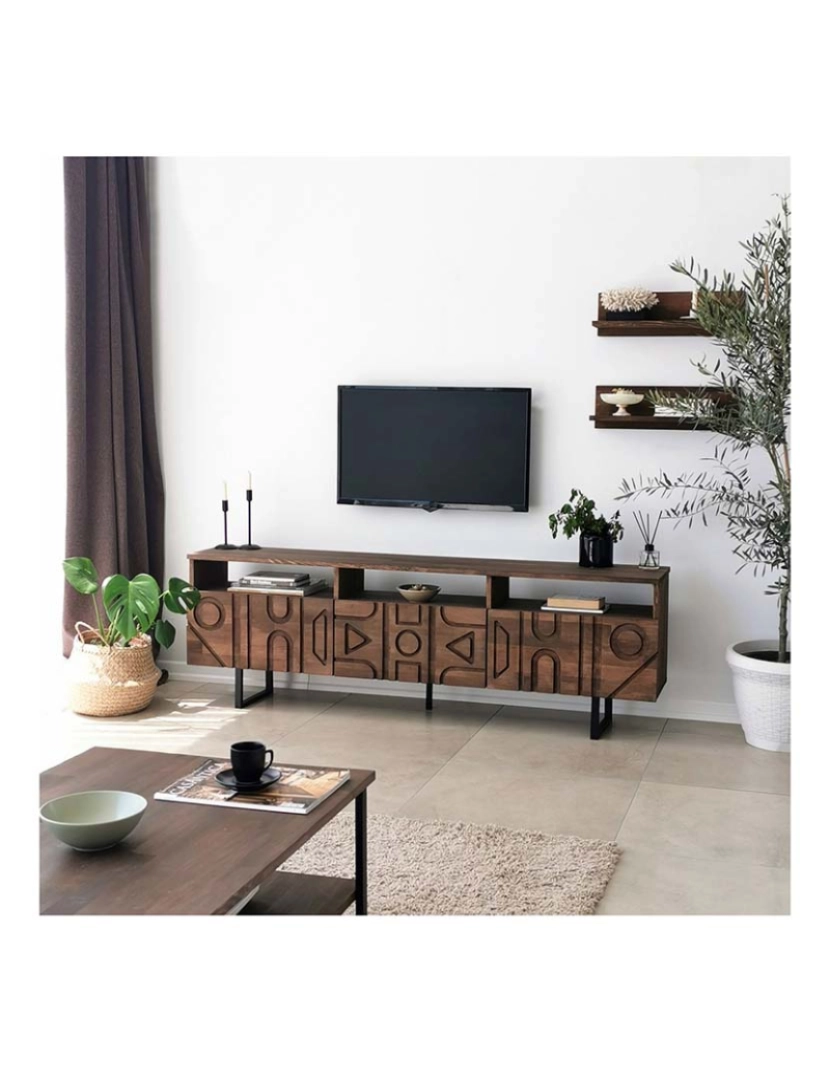 ASR - Móvel Tv Aristo Walnut Walnut