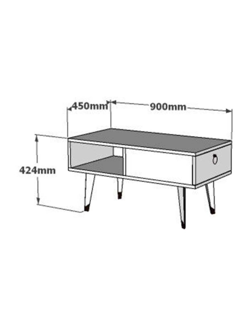 imagem de Mesa Centro Delux Noz5