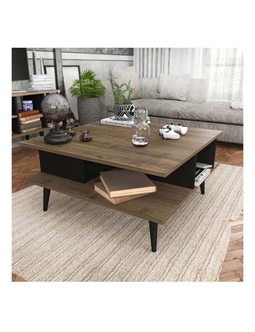 ASR - Mesa de Apoio Akya Walnut Preto