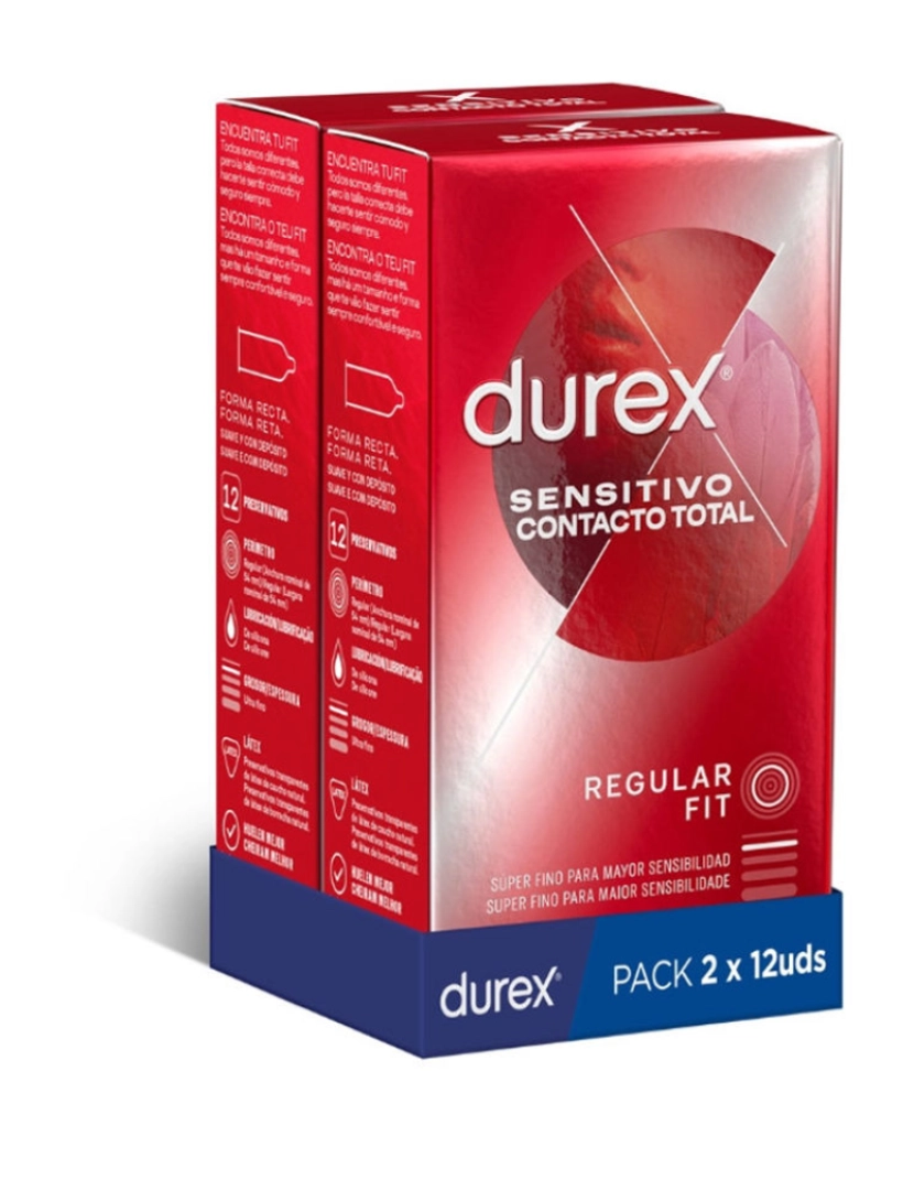 Durex - Preservativos Sensitive Total Contact 24 U