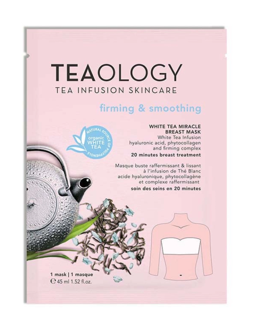 Teaology - White Tea Milagrosa Máscara De Mama Reafirmante E Suavizante 45 Ml