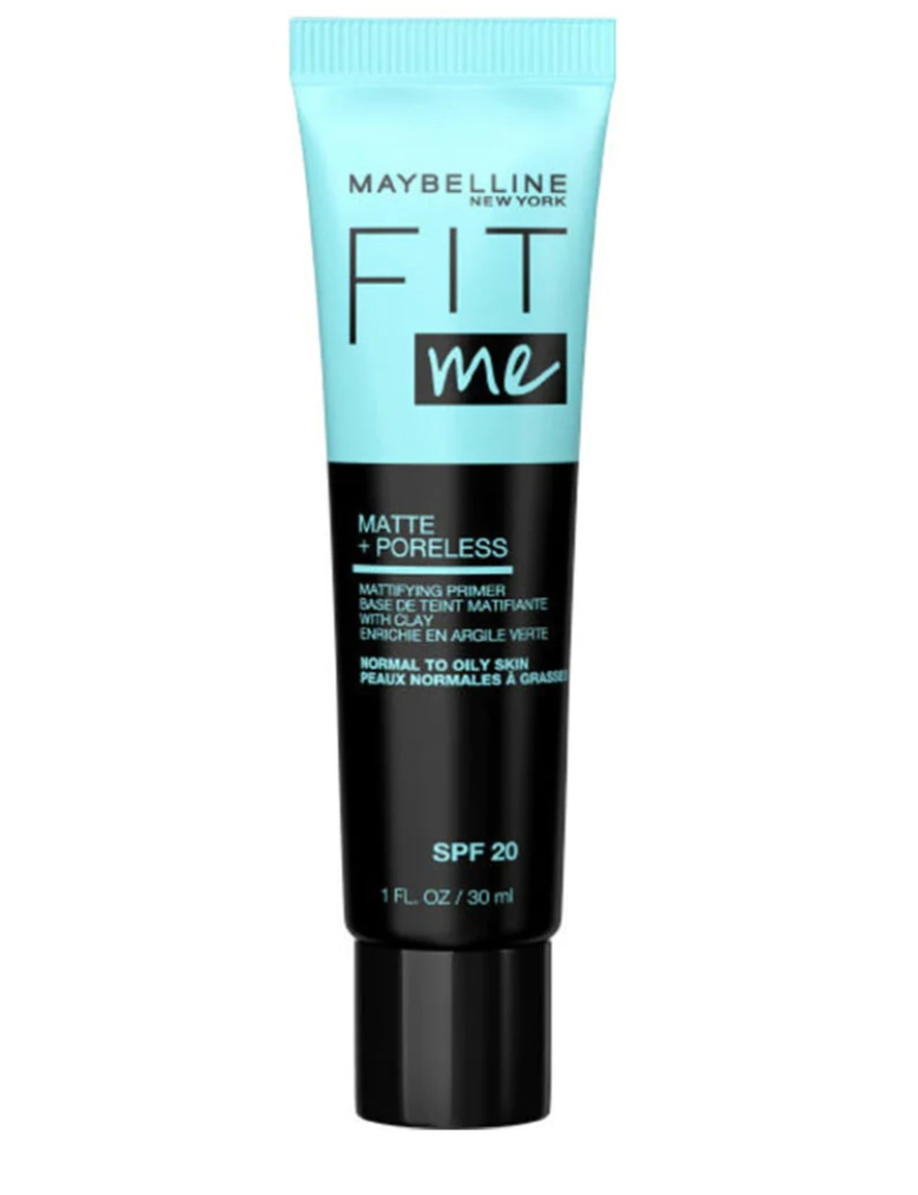 Maybelline - Fit Me Matte+poreless Primer Protetor Solar Matificante Maybelline 30 ml