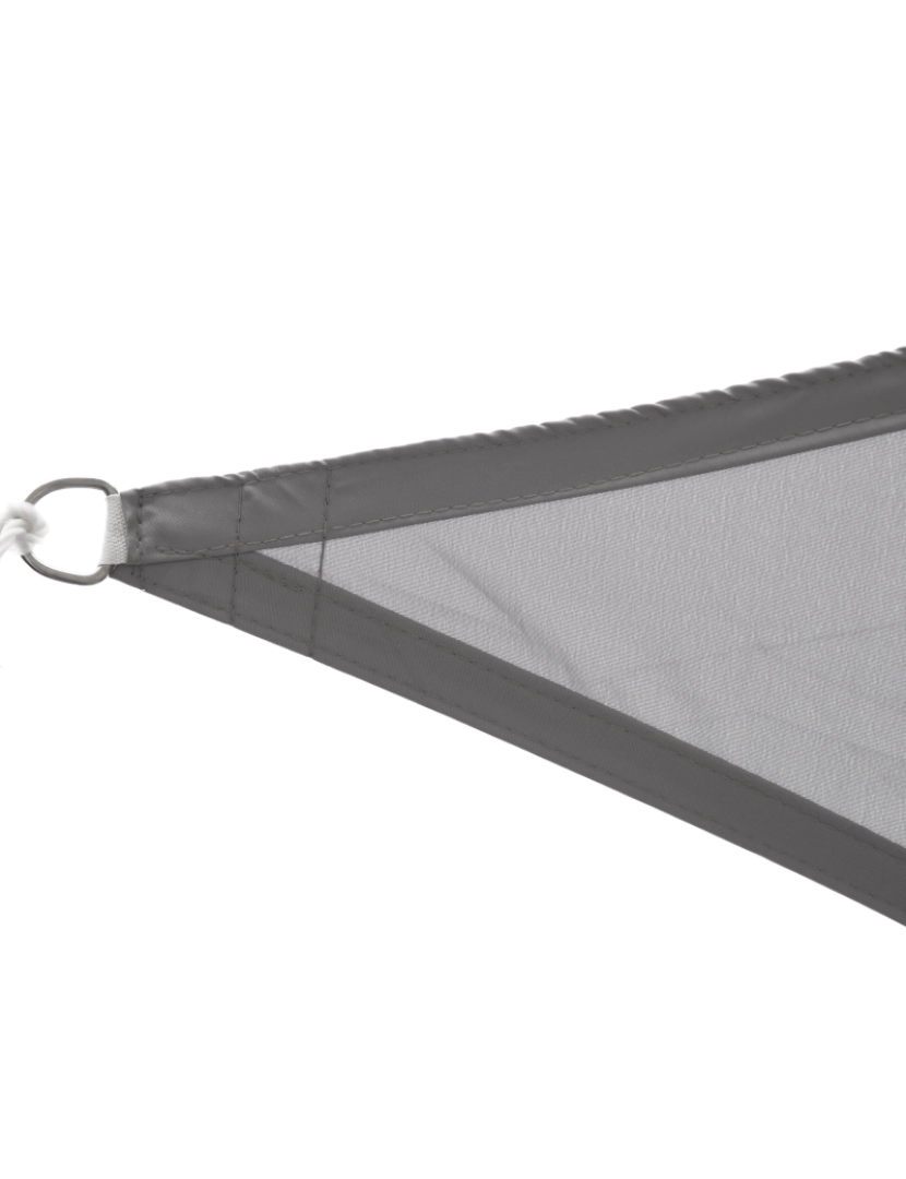 imagem de Vela de Sombra Triangular 500x500x500cm cor cinzento 840-1394