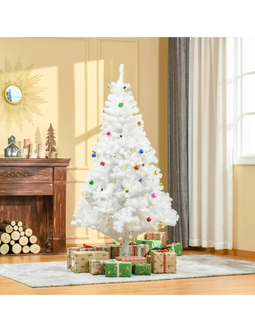 imagem de Árvore de Natal Ø105x180cm cor branco 02-03522