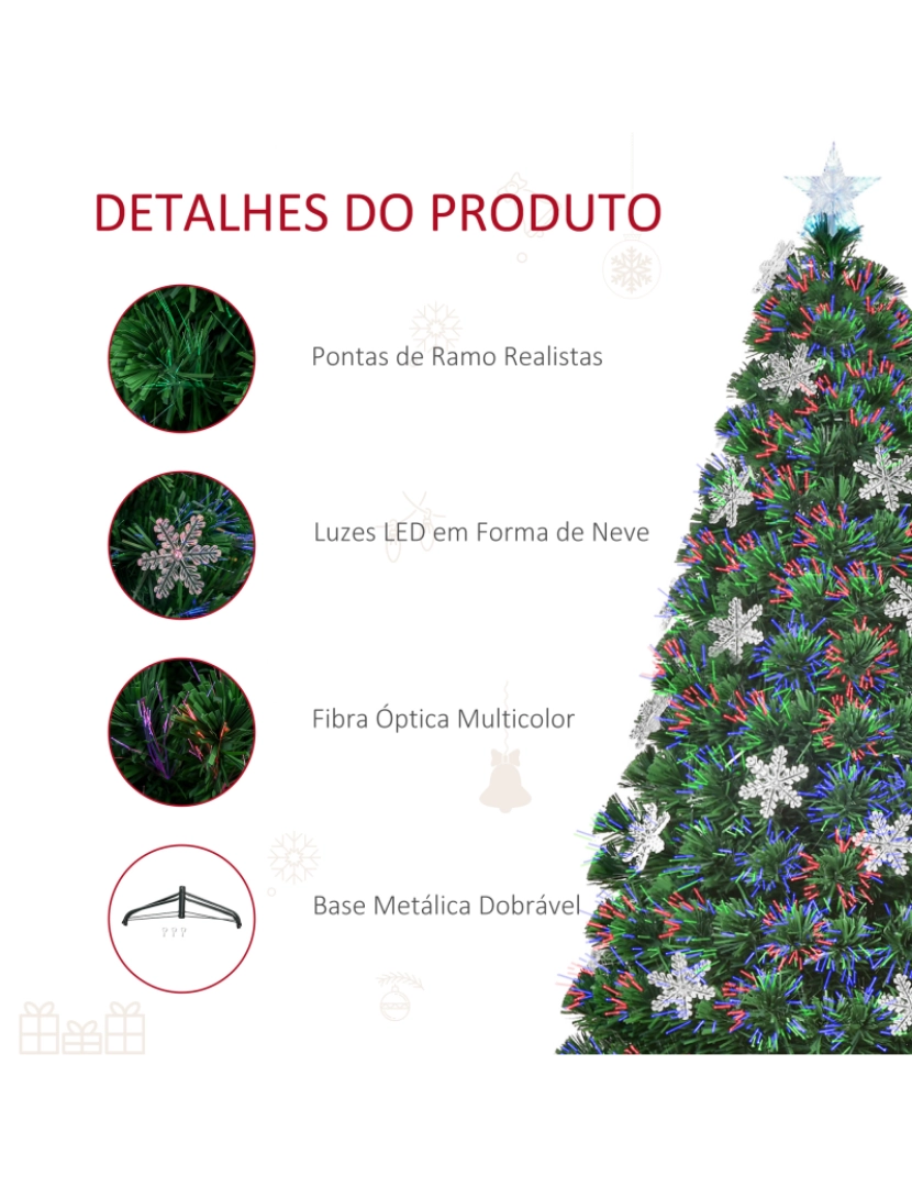 imagem de Árvore de Natal Φ60x150cm 02-07936