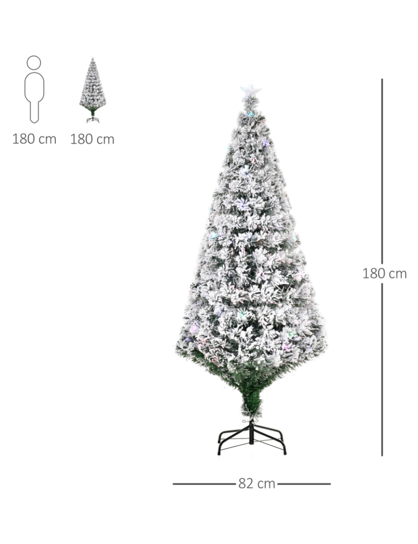 imagem de Árvore de Natal Φ82x180cm 830-0663