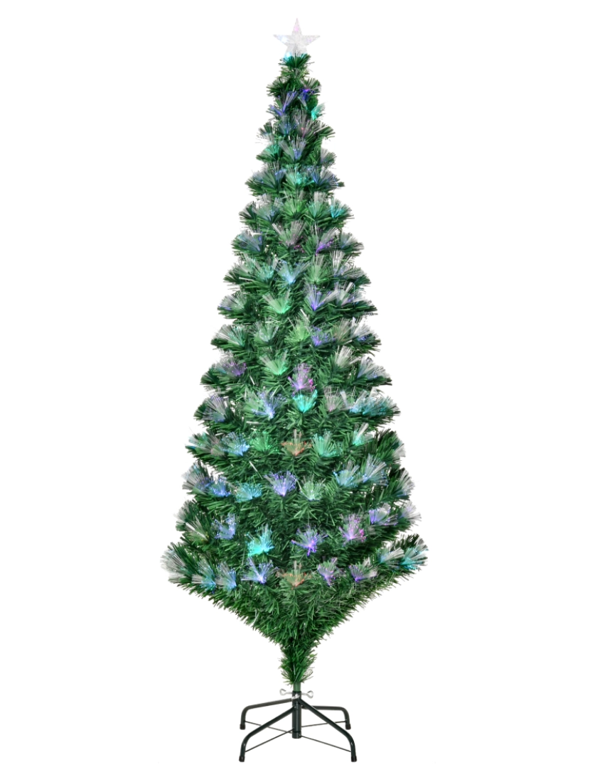 imagem de Árvore de Natal Artificial Ø84x180cm cor verde 830-0231