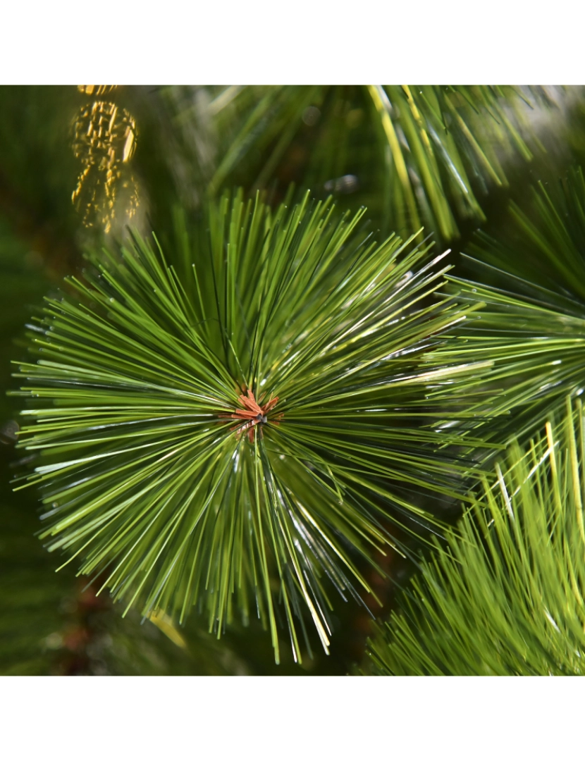 imagem de Árvore de Natal Artificial 90x90x210cm cor verde 830-1379