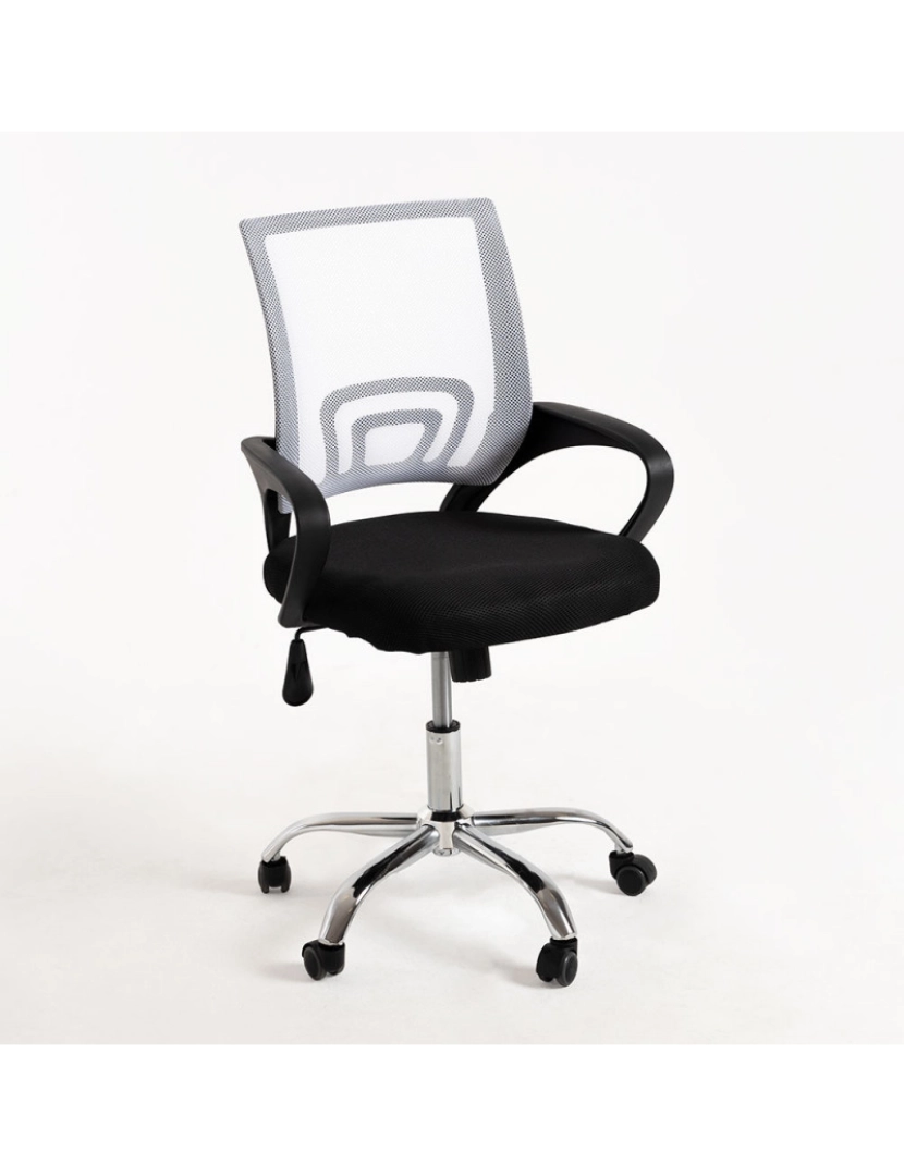 imagem de Cadeira Midi Pro - Branco e Preto1