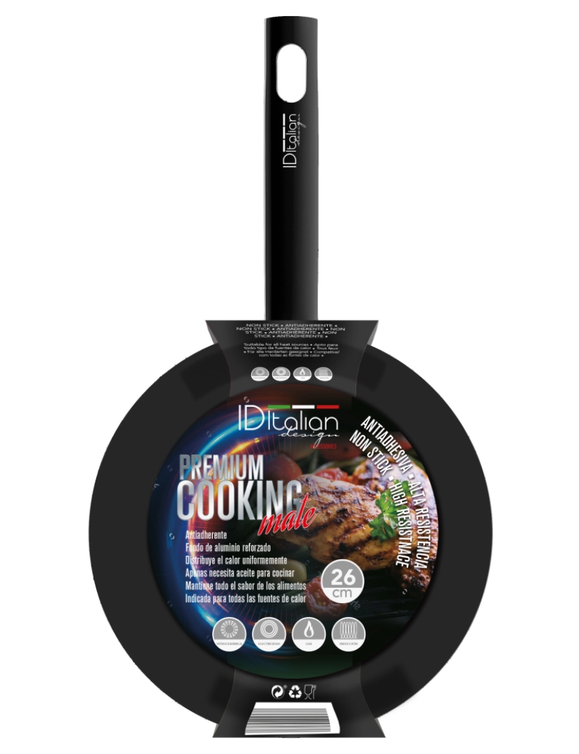 Italian Design - Frigideira Cooking Pan 18 Cm antiaderente