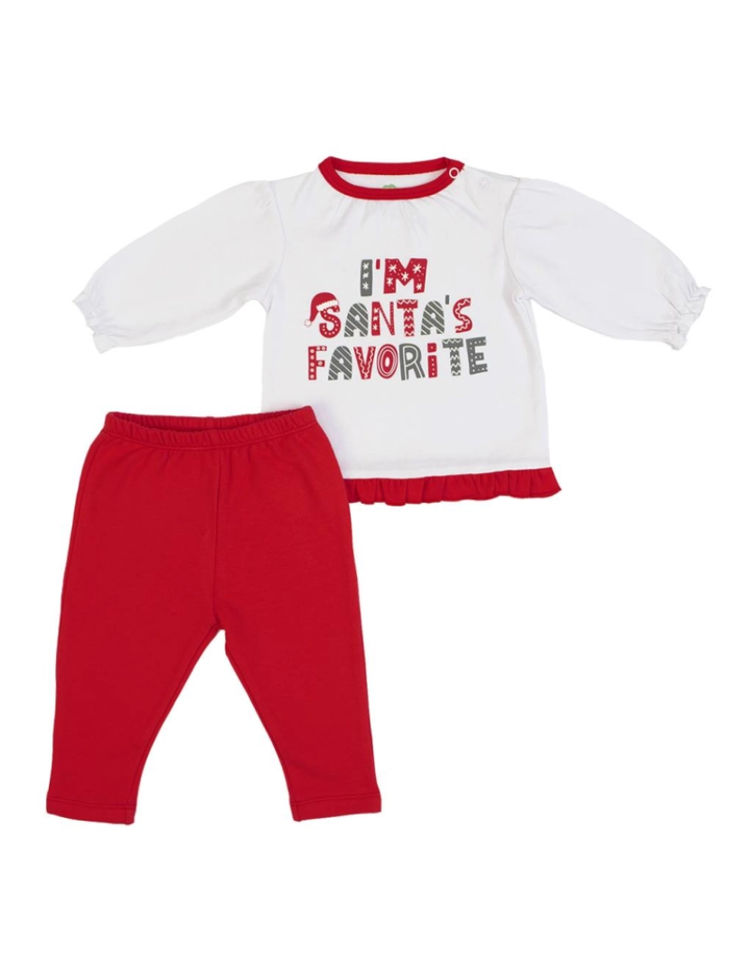 Fs Baby - T-shirt manga comprida + calças - Natal
