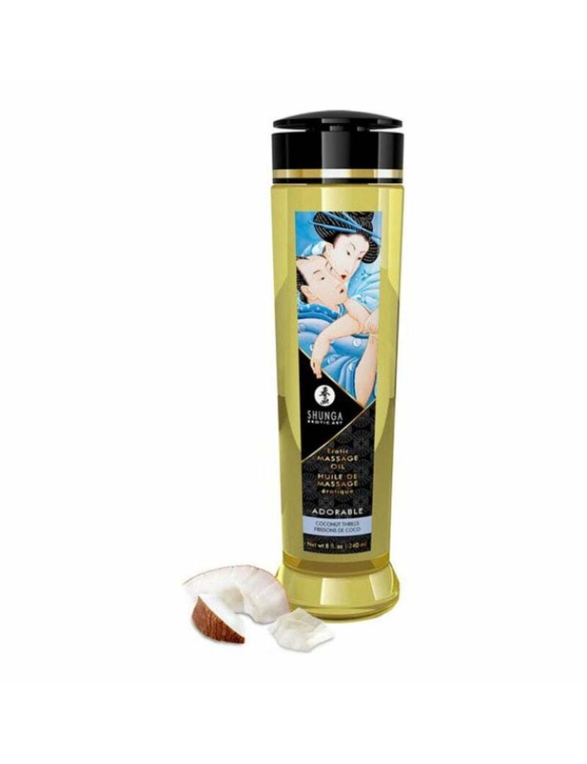 BB - Óleo de Massagem Erótico Coconut Thrills Shunga Adorable (240 ml)