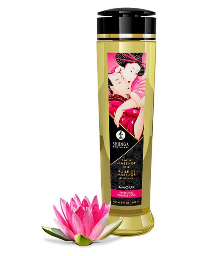 BB - Óleo de Massagem Flor de Lótus Amour Shunga (240 ml)