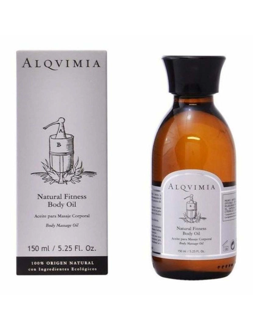 BB - Óleo de Massagem Natural Fitness Body Oil Alqvimia (150 ml)