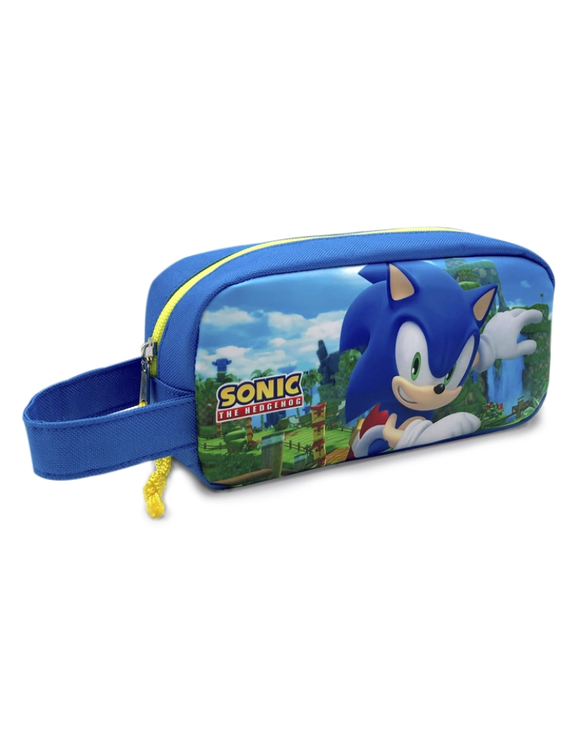 DAM - DAM. Saco de higiene Sonic 3D EVA para levar tudo Gamer Case.