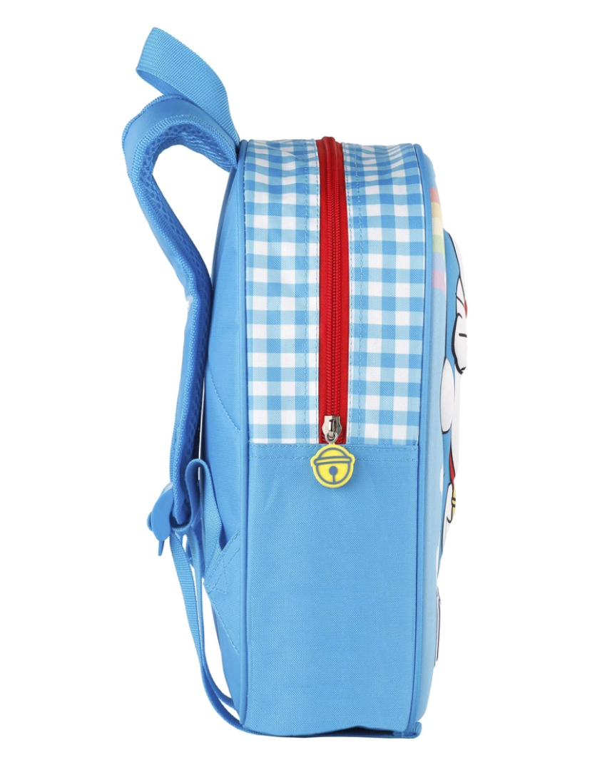 imagem de DAM. Mochila Doraemon Rainbow 3D EVA. Interior totalmente forrado e personalizado. Alças e costas acolchoadas.2