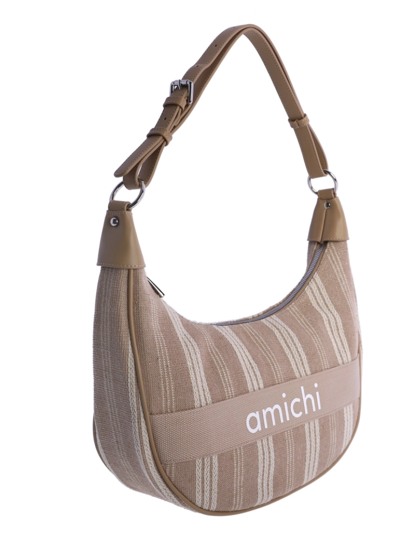 imagem de Amichi Bolsa de ombro das mulheres Materiais naturais com Cremallera2