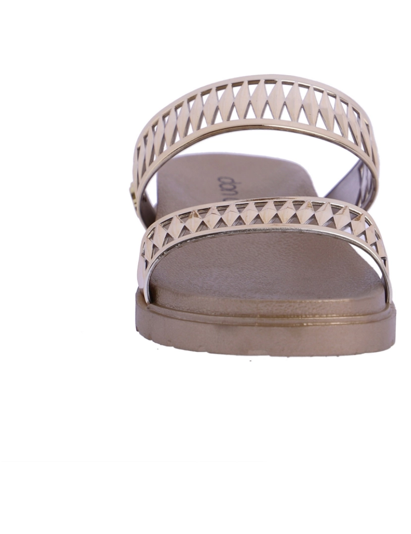 imagem de Chanclas para mulher Don Algodon Cannes Gold2