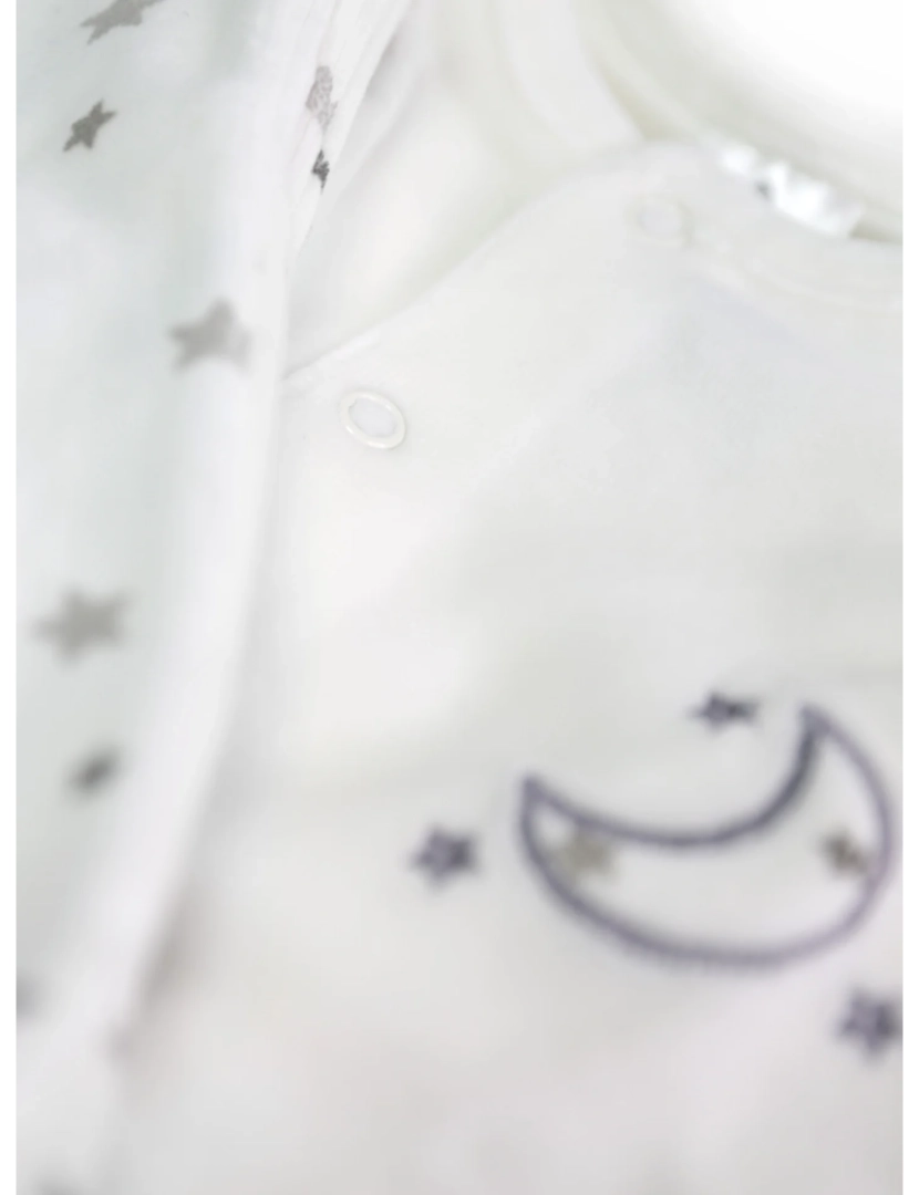 Minhon - Pijama em veludo estampado estrela