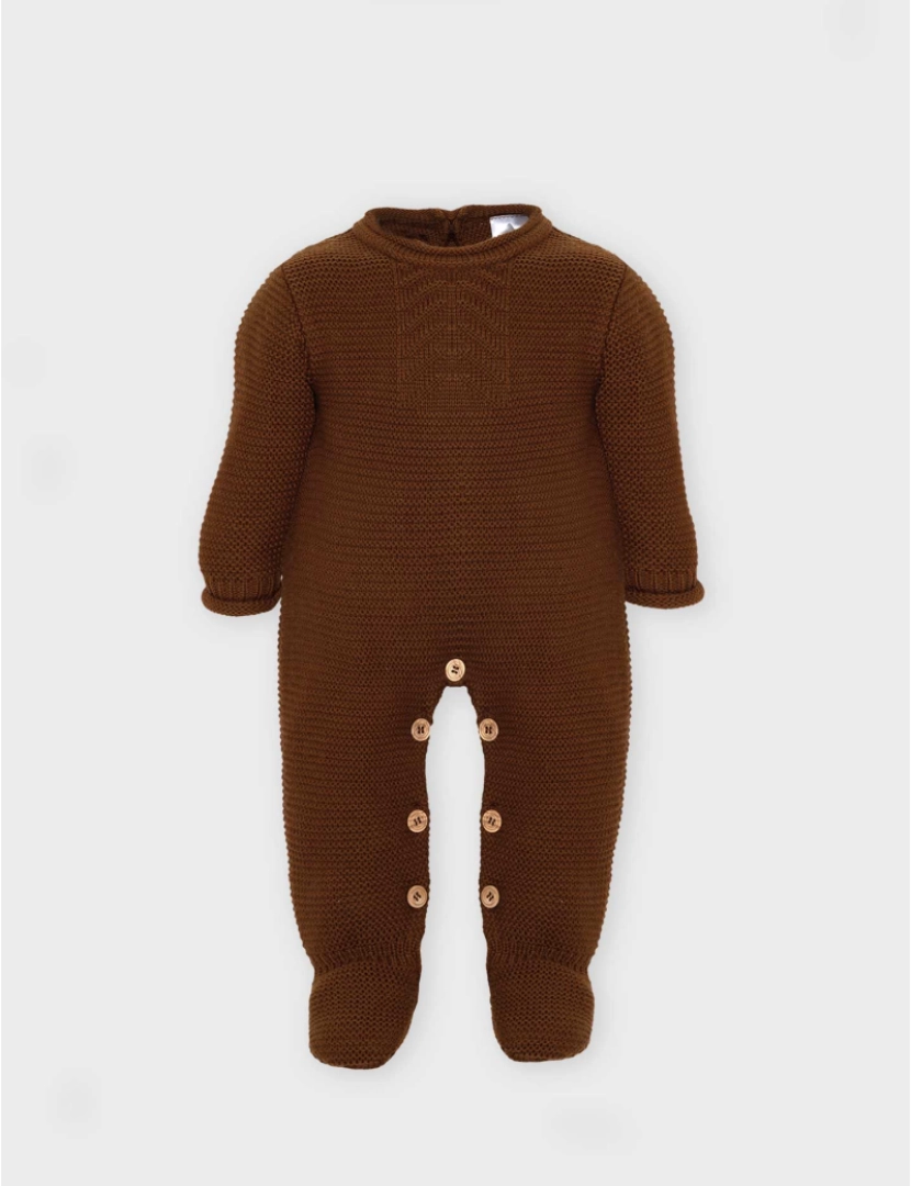 Minhon - Babygrow tricotado sem gola