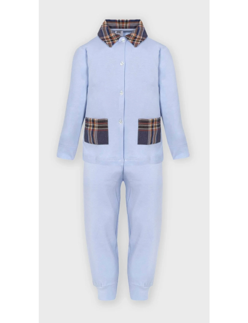 Minhon - Pijama bolso xadrez com carda