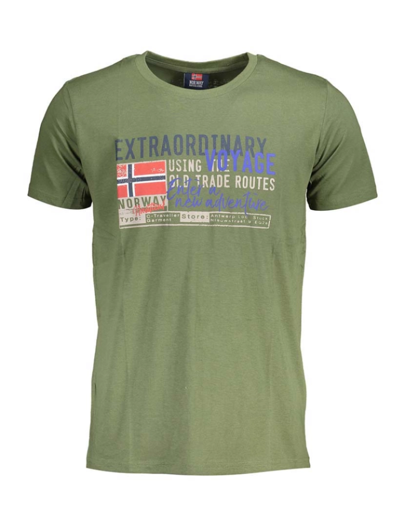 Norway 1963 - T-Shirt Homem Verde