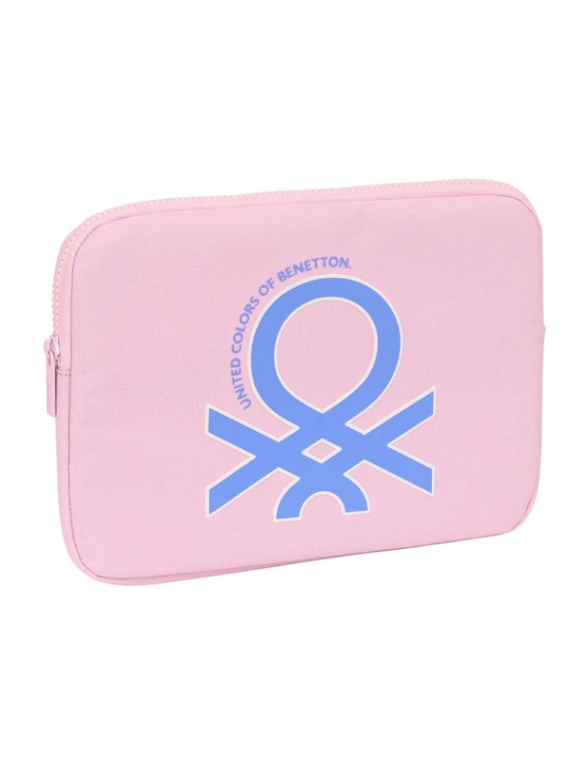 Benetton - Funda para Portátil Benetton Pink Rosa (31 x 23 x 2 cm)