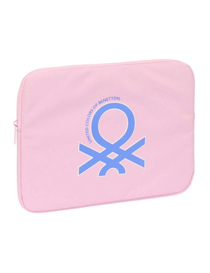 Benetton - Funda para Portátil Benetton Pink Rosa (34 x 25 x 2 cm)