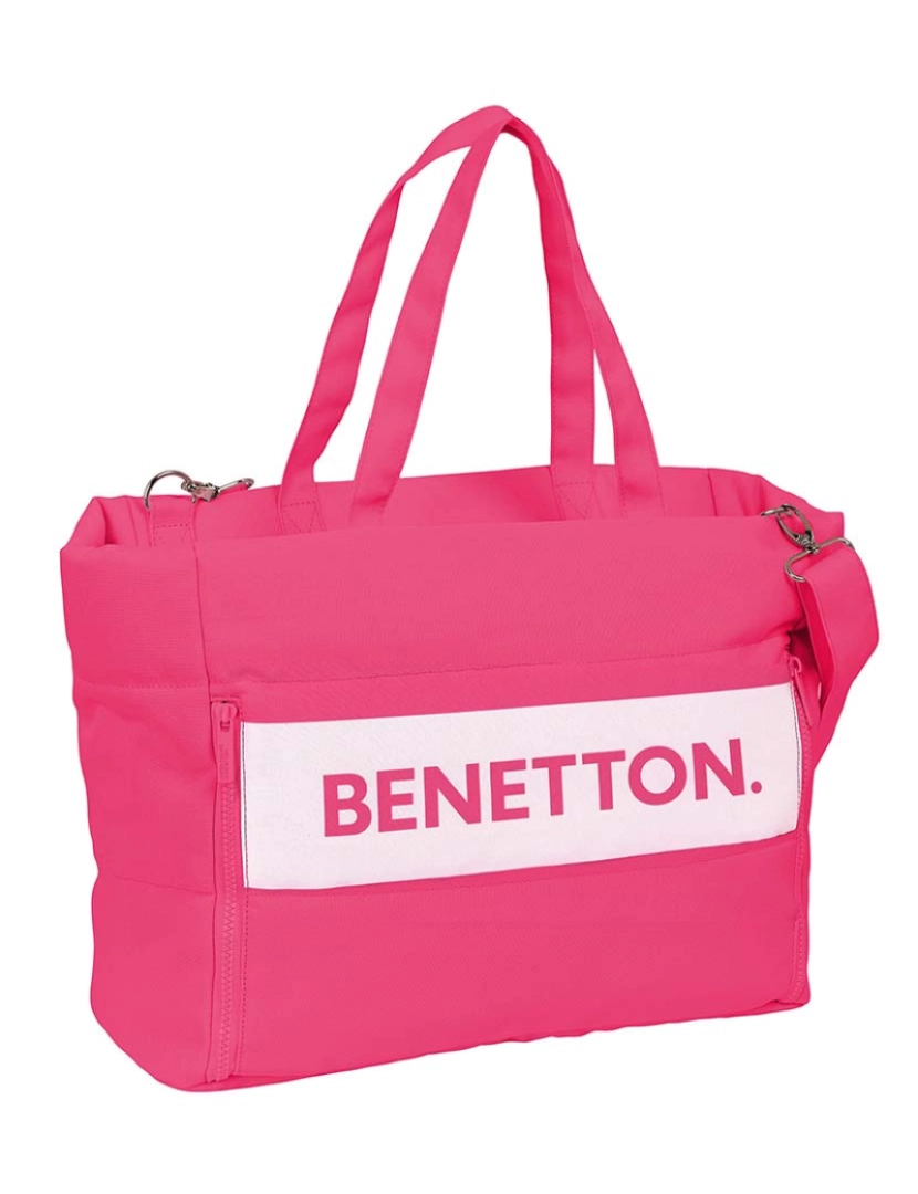 Benetton - Mala Para Portátil Benetton Raspberry Fúschia 