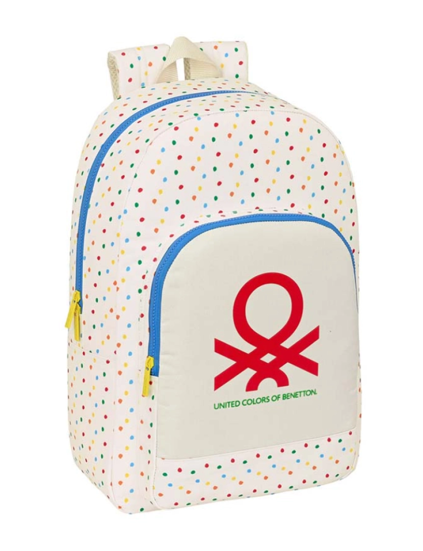 Benetton - Mochila Escolar Benetton Topitos (30 x 46 x 14 cm)