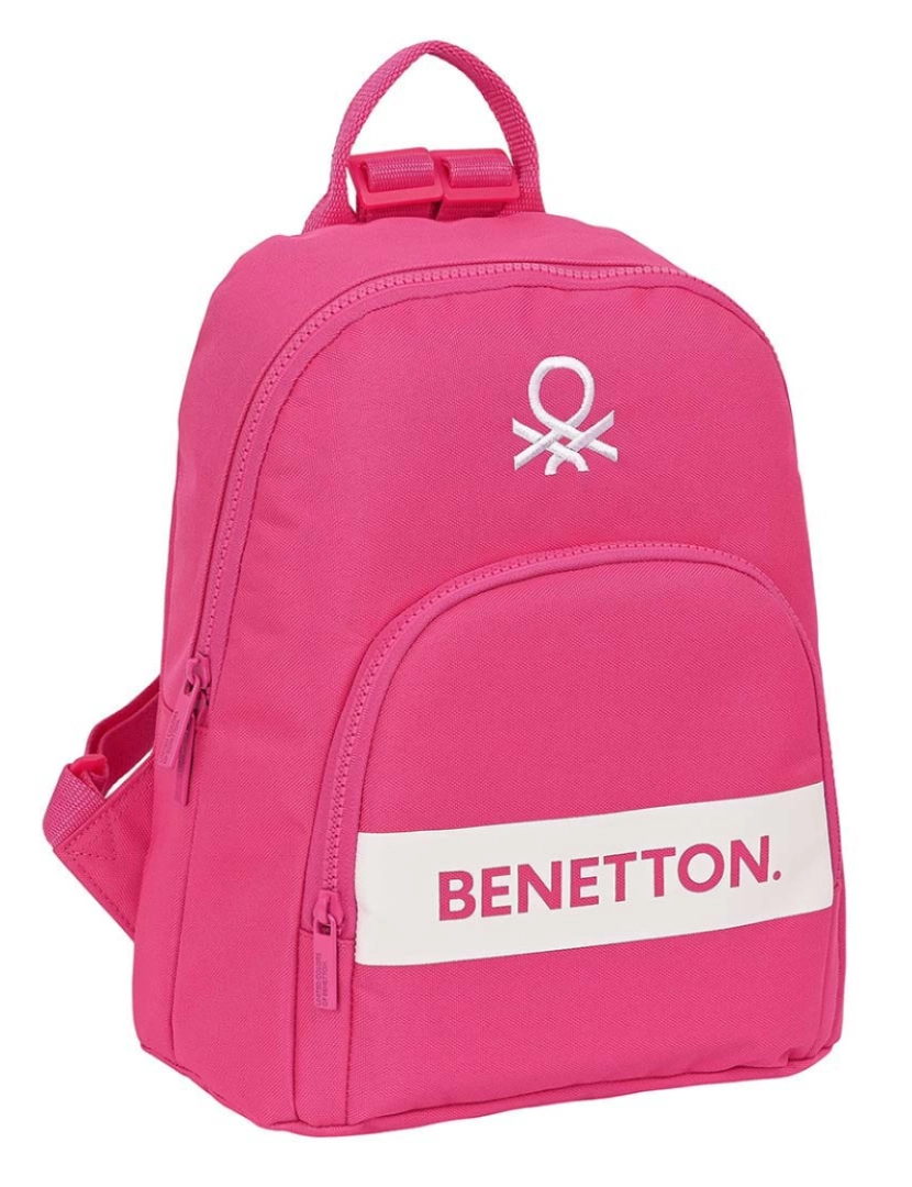 Benetton - Mochila Casual Benetton Raspberry Fuchsia 13 L