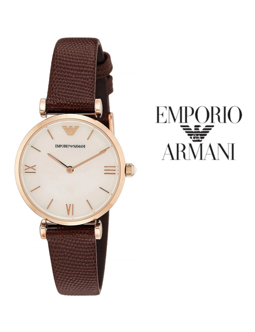 Armani - Relógio Emporio Armani Senhora Castanho