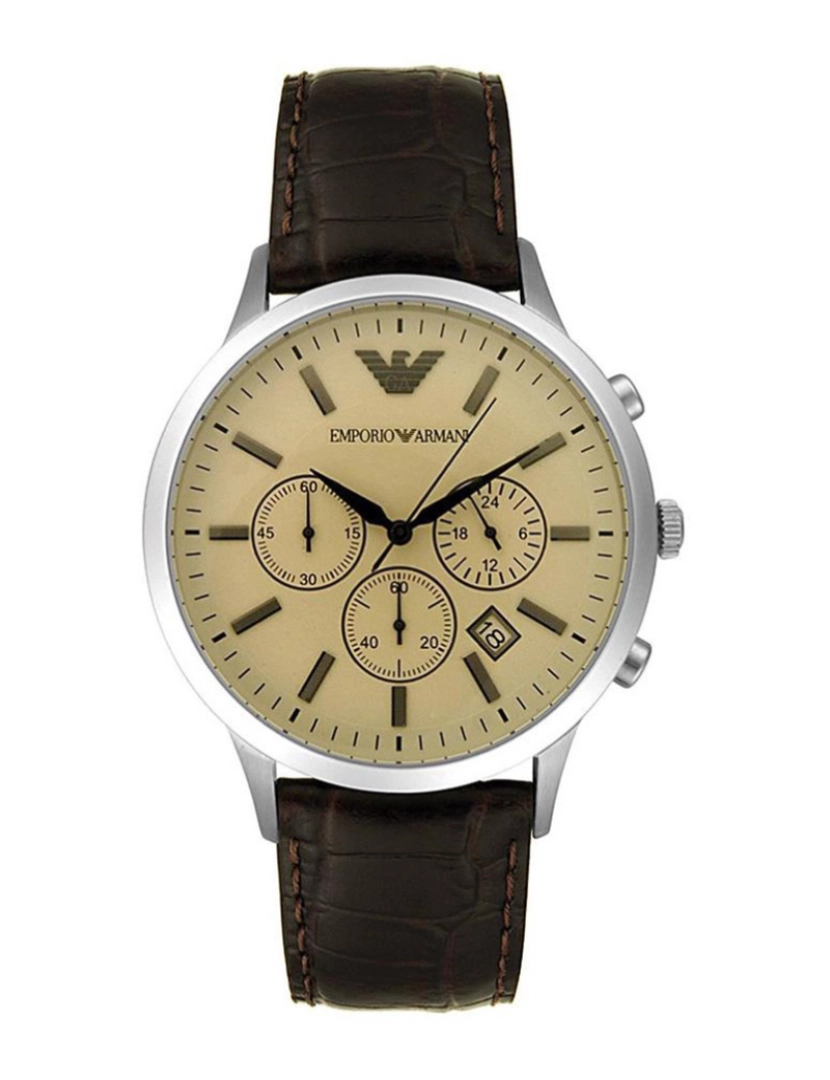 Armani - Relógio Emporio Classic Homem Castanho