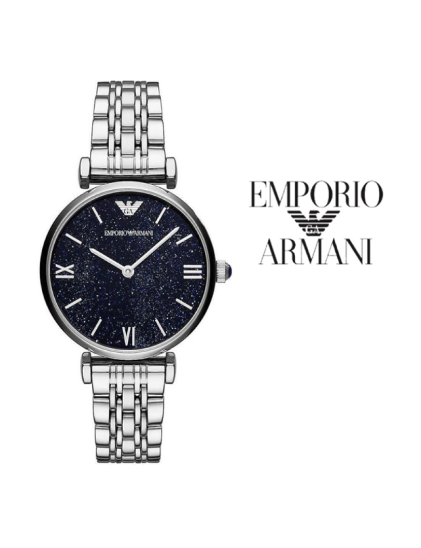 Armani - Relógio Senhora Prateado