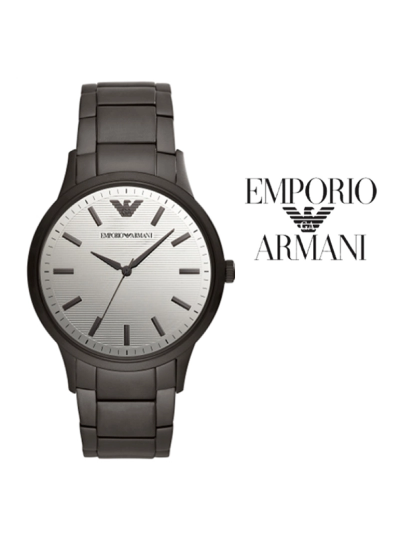 Armani - Relógio Traditional Homem Preto