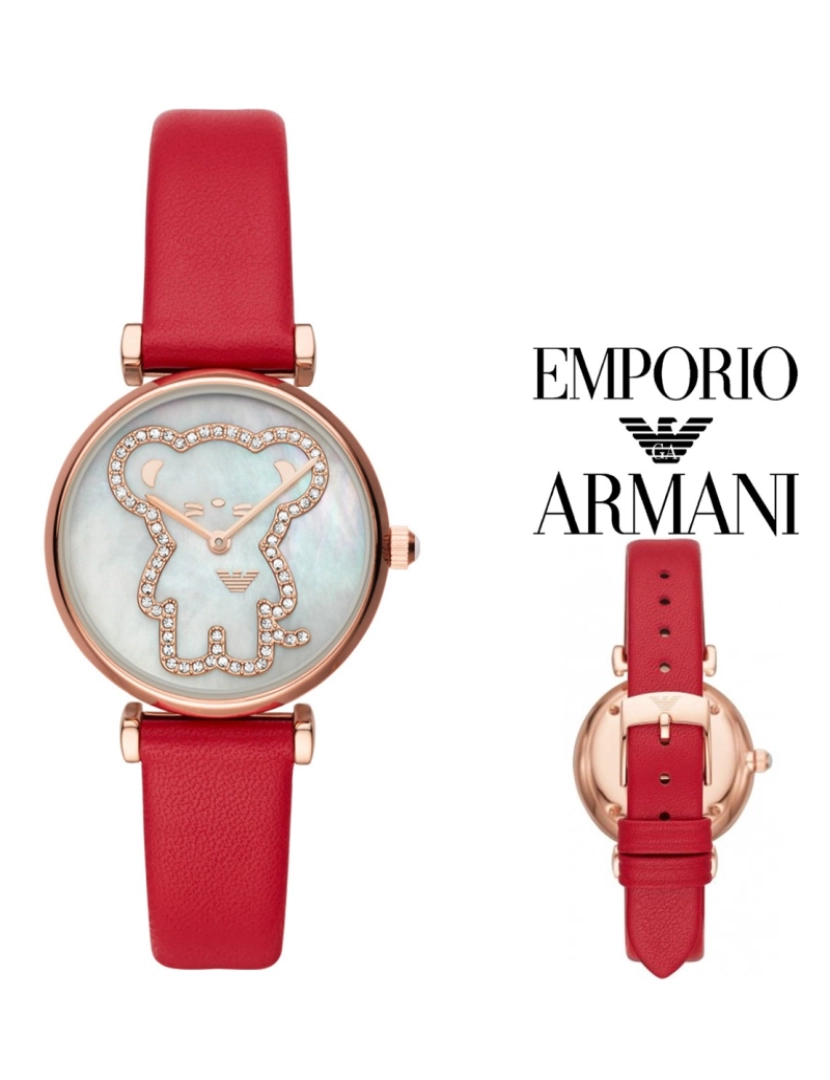 Emporio Armani - Relógio Armani Vermelho Senhora
