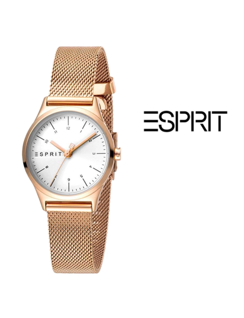Esprit - Relógio de Senhora Esprit Rosa Dourado