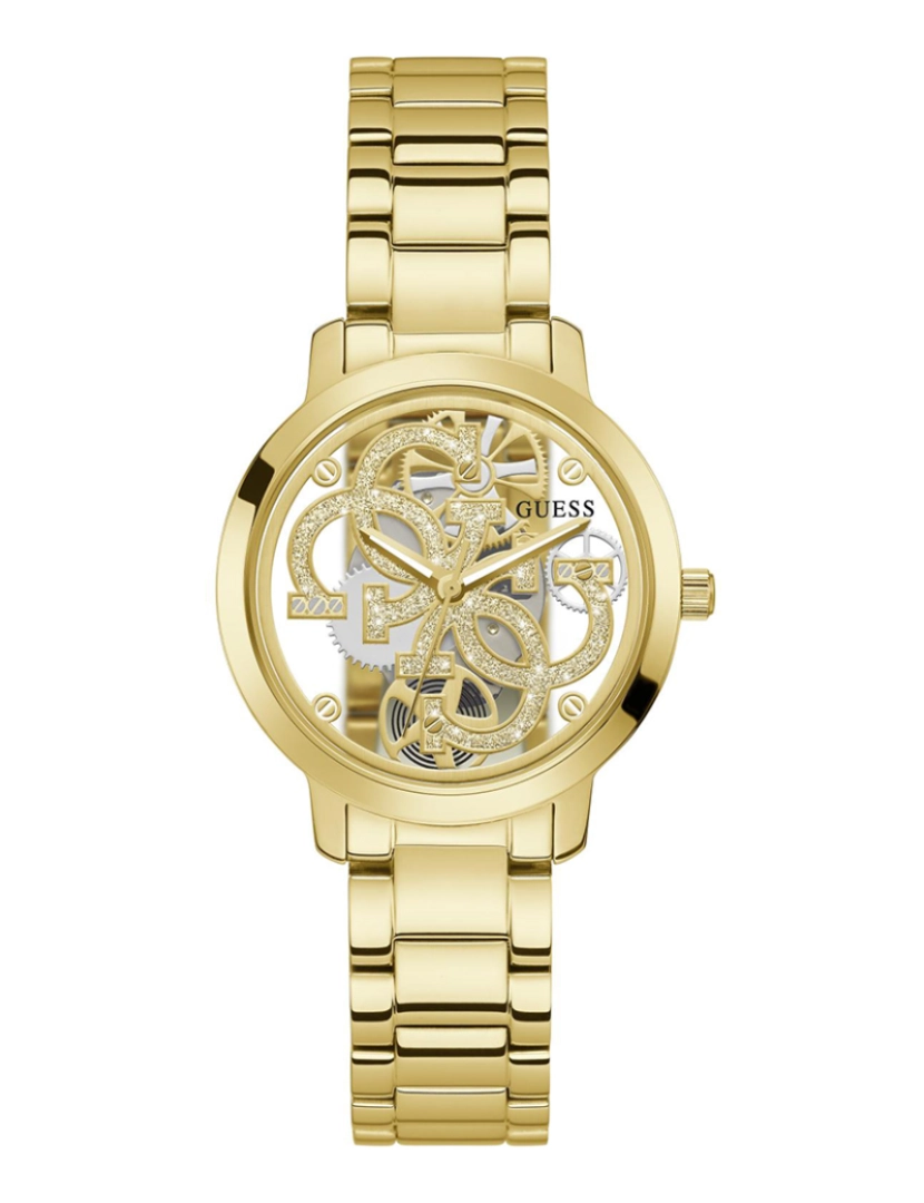 Guess - Relógio Quattro Clear Senhora Dourado
