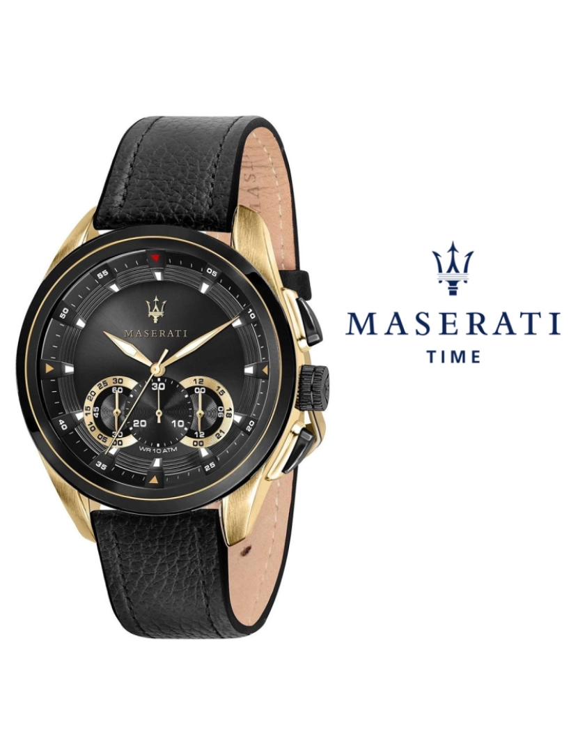 Maserati - Relógio Homem Preto