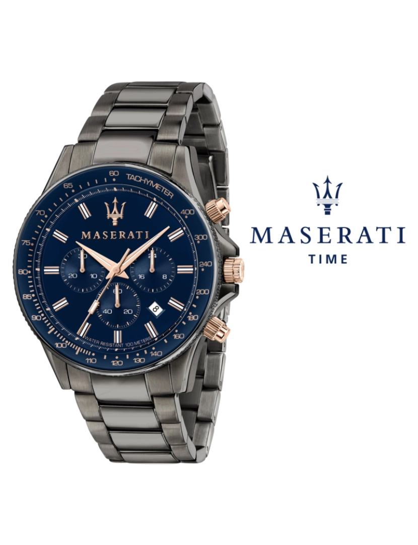Maserati - Relógio Homem Sfida Homem Antracite